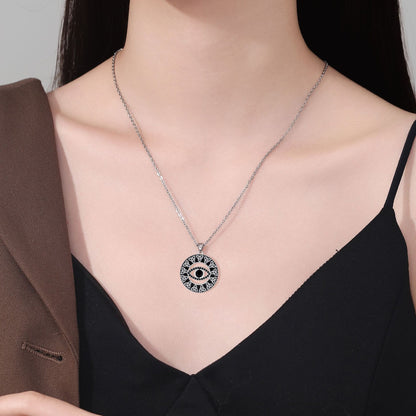 Devil's Eye Necklace Light Luxury Minority High Sense