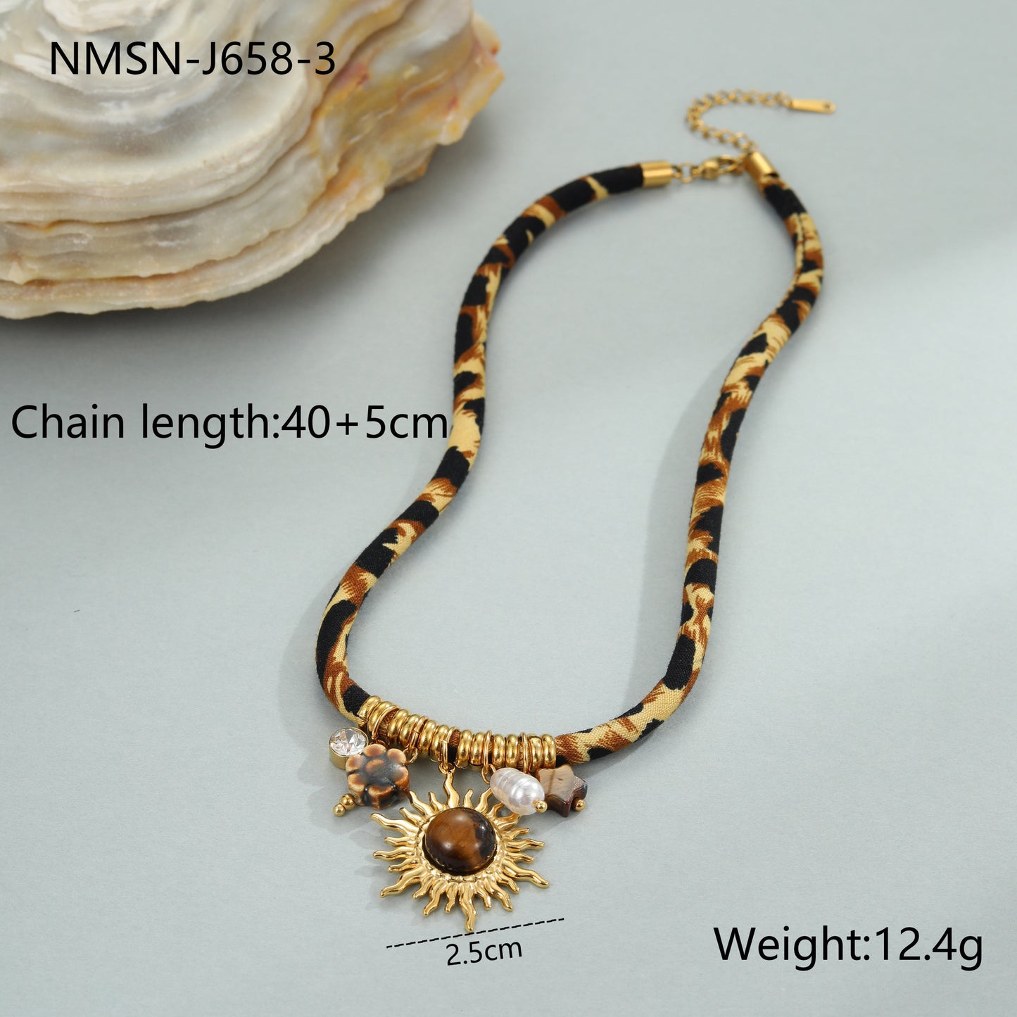 Leopard Series Stainless Steel Necklace For Women
